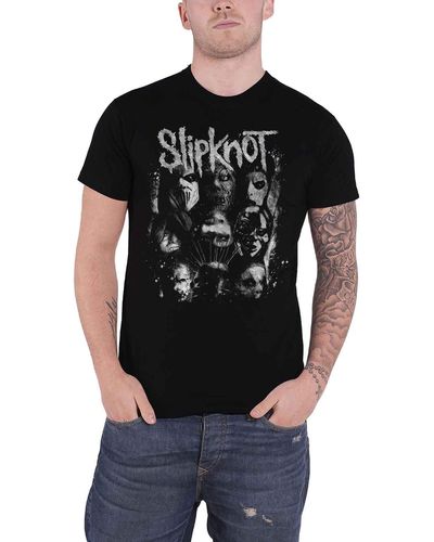 Slipknot We Are Not Your Kind White Splatter T Shirt - Black