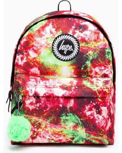 Hype Tropical Galaxy Backpack - Red