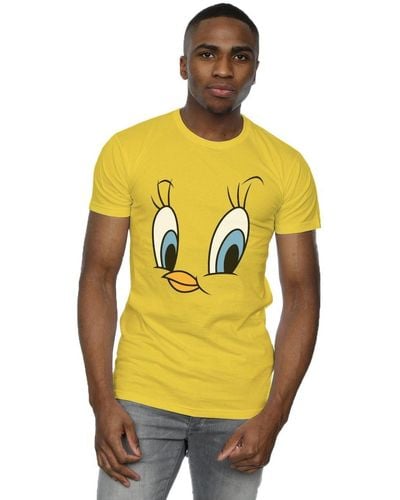 Looney Tunes Tweety Pie Face T-shirt - Yellow