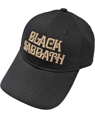Black Sabbath Logo Baseball Cap - Black