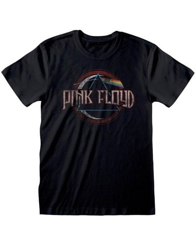 Pink Floyd Dark Side Of The Moon Circle T-shirt - Black