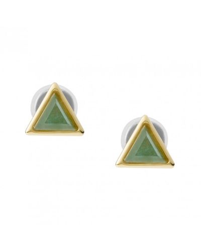 Fossil Val Semi-precious Earrings - Ja7109710 - Green