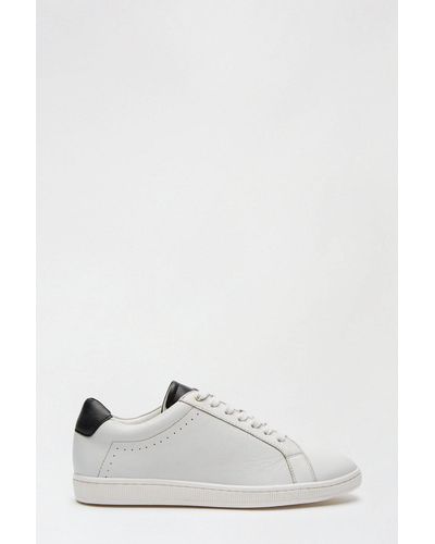 Dorothy Perkins White Leather Nadia Trainer