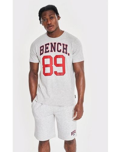 Bench 'ralhut' T-shirt And Short Set - Red