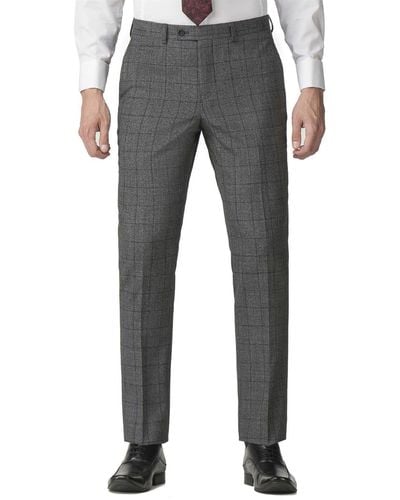 Jeff Banks Slim Fit Ivy League Suit Trouser - Grey
