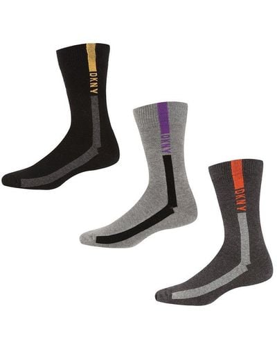 DKNY Glen 3 Pack Socks - Grey