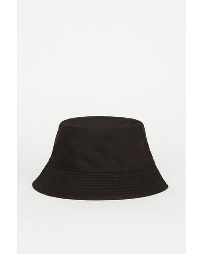 Warehouse Reversible Bucket Hat - Black