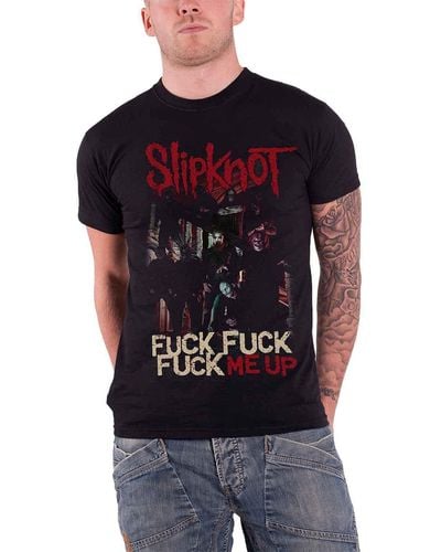 Slipknot F*ck Me Up T Shirt - Blue