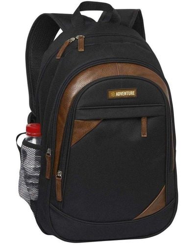 Atlas For Men Adventure Multi Pocket Backpack - Black