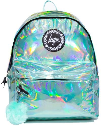 Hype Mint Holo Backpack - Blue