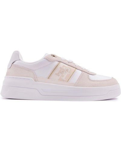 Tommy Hilfiger Basket Trainers - White