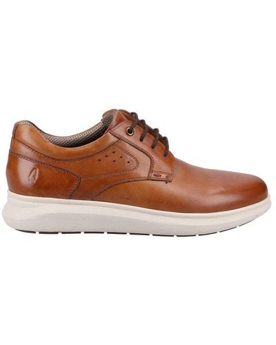 Hush Puppies 'brett' Lace Up Trainers - Brown