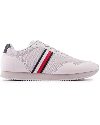Tommy Hilfiger Elevated Vulc Trainers - Pink