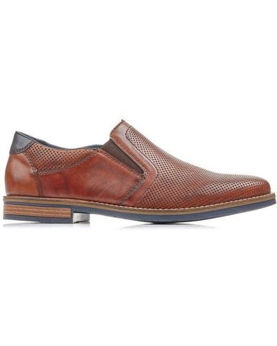 Rieker 'moore' 'formal Slip On Shoes - Brown