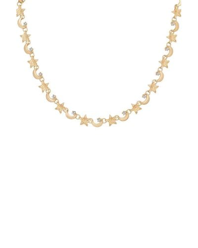 Bibi Bijoux Gold Delicate 'star & Moon' Necklace - Metallic