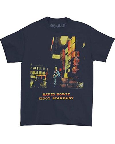 David Bowie Ziggy Stardust T-shirt - Blue