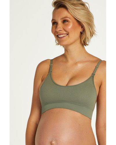 Hunkemöller Nettie Non Wired Maternity Bra - Green