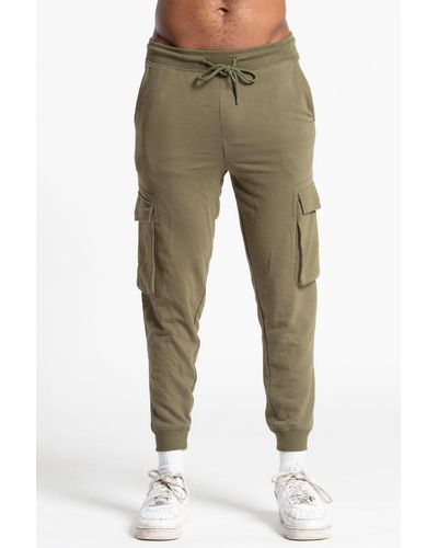 Tokyo Laundry Cotton Blend Cargo Jogger - Green