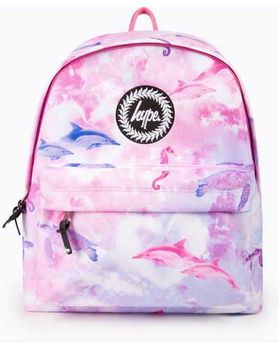 Hype Baby Pink Seahorse Backpack