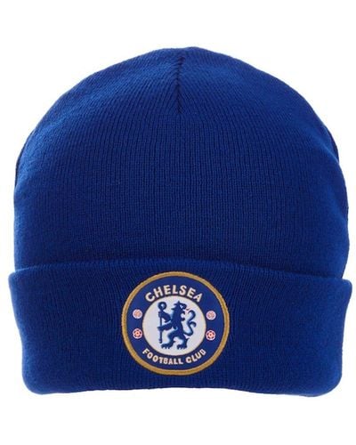 Chelsea Fc Core Cuffed Beanie - Blue