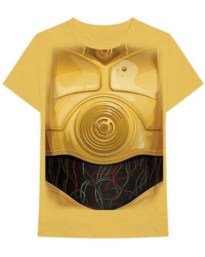 Star Wars C-3po Chest T-shirt - Yellow