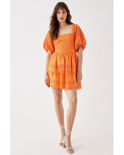Coast orange top dress debenhams