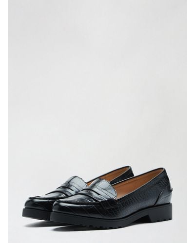 Dorothy Perkins Black Lincoln Loafers - White