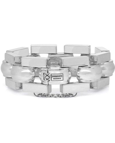 Buddha To Buddha Batul Sterling Silver Fashion Bracelet - 001j010400106 - Metallic