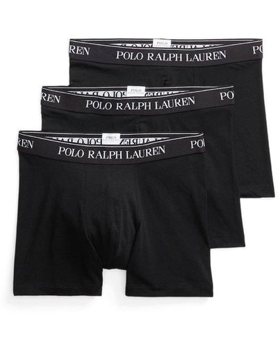 Polo Ralph Lauren 3 Pack Boxer Brief - Black