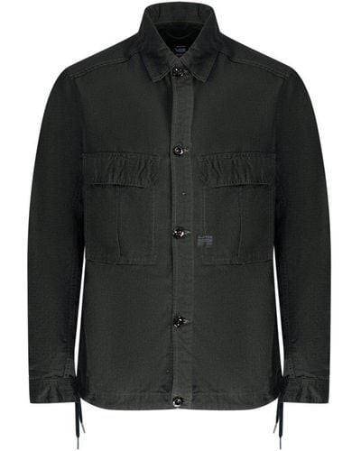 G-Star RAW Raw 2 Flap Pkt Relaxed Raven Jacket - Black