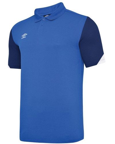 Umbro Total Training Poly Polo - Blue