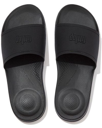 Fitflop Iqushion Sliders - Black