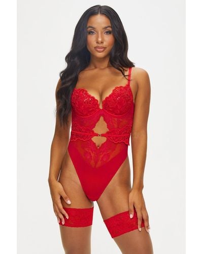 Ann Summers Icon Padded Body - Red