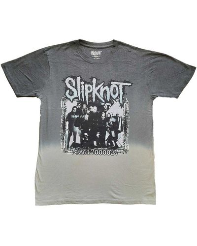 Slipknot Barcode Dip Dye T-shirt - Black