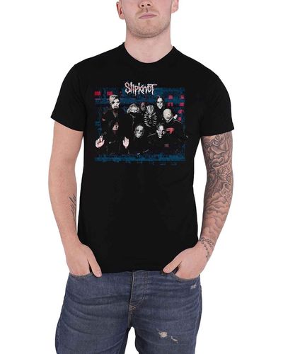 Slipknot We Are Not Your Kind Glitch T Shirt - Black