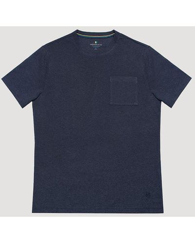 Larsson & Co Recycled Cotton T-shirt - Blue