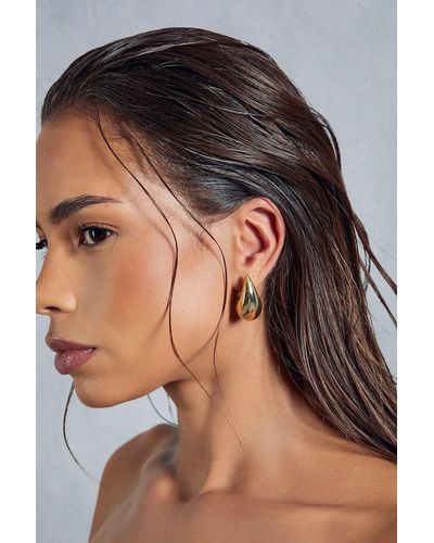 MissPap Drop Mirrored Earrings - Black