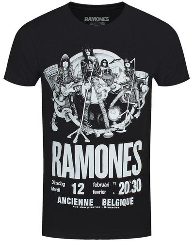Ramones Belgique T-shirt - Black