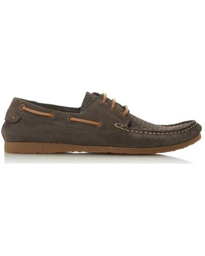 Bertie 'bahamas' Suede Boat Shoes - Brown