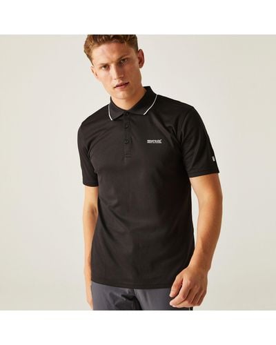 Regatta 'maverick V' Active Polo Shirt - Black