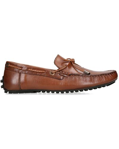 KG by Kurt Geiger 'felix' Leather Shoes - Brown