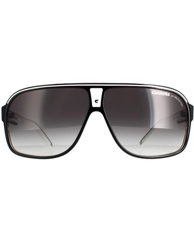 Carrera Aviator Black Dark Grey Gradient Sunglasses