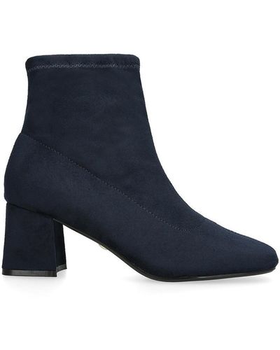 Carvela Kurt Geiger quant Ankle Boot Fabric Boots in Black Lyst UK