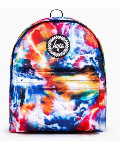 Hype Lightning Galaxy Backpack - Red