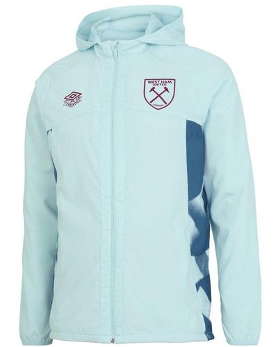 Umbro West Ham Shower Jacket - Blue