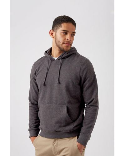 Burton Charcoal Overhead Hoodie - Grey