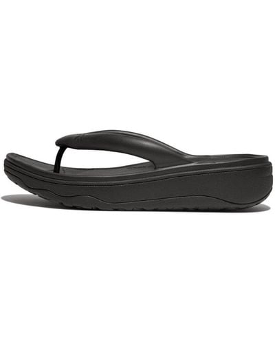 Fitflop Relieff Recovery Toe-post Sandals Black