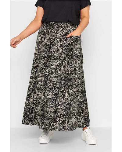 Yours Maxi Skirt - Brown