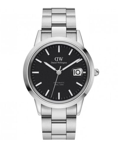 Daniel Wellington Iconic Link Stainless Steel Classic Analogue Watch - Dw00100482 - Black