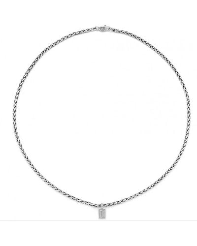 Buddha To Buddha George Sterling Silver Fashion Necklace - 001j047160100 - White